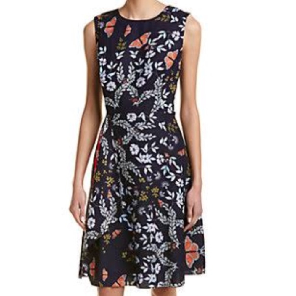 Ted Baker London Jenessa Asymmetric Dress Blue